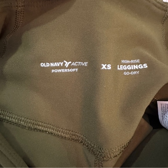 2-Piece Active Leggings Bundle Old Navy XS Olive + NVGTN Seamless Leggings S - Picture 7 of 15